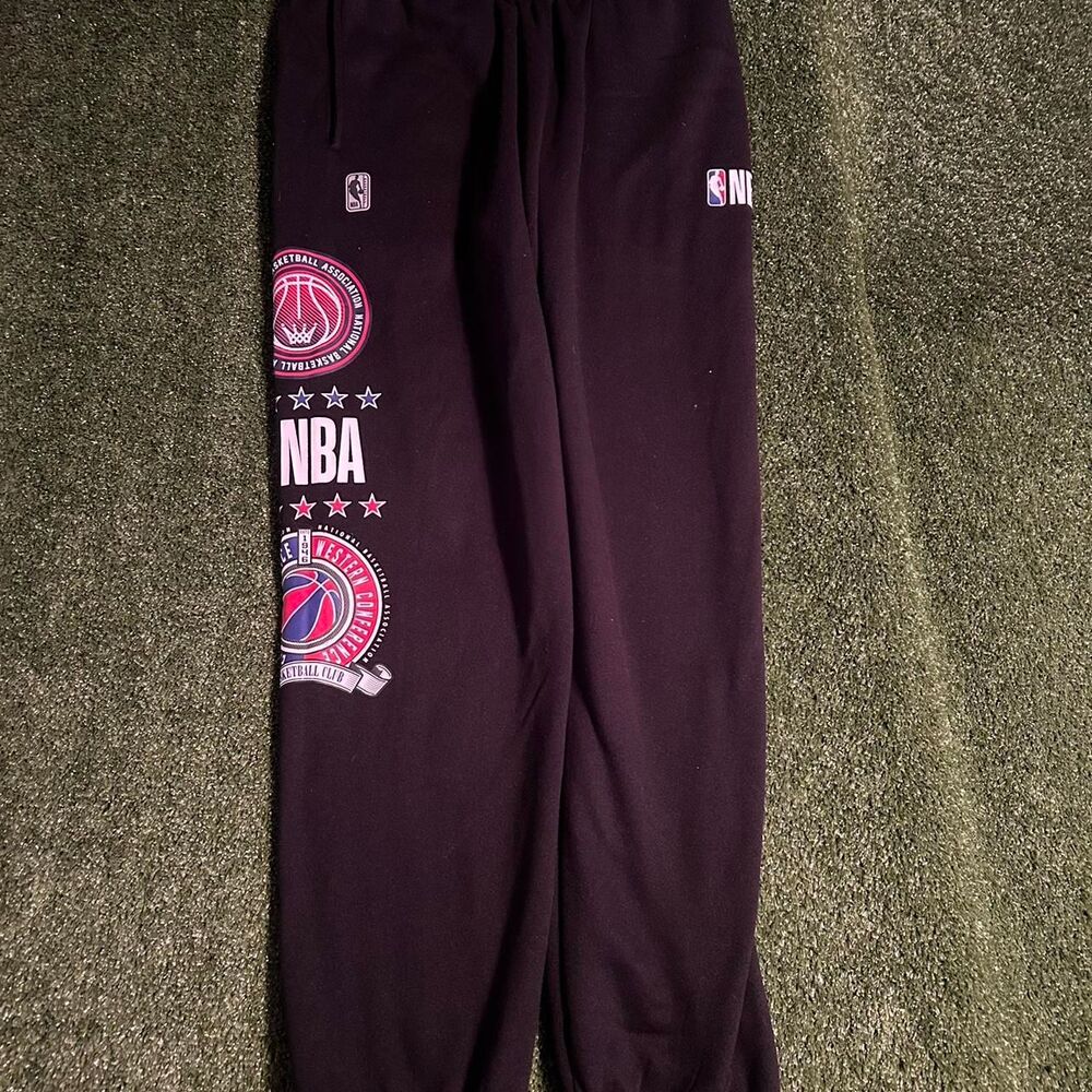 Nba Men's Black Joggers-tracksuits